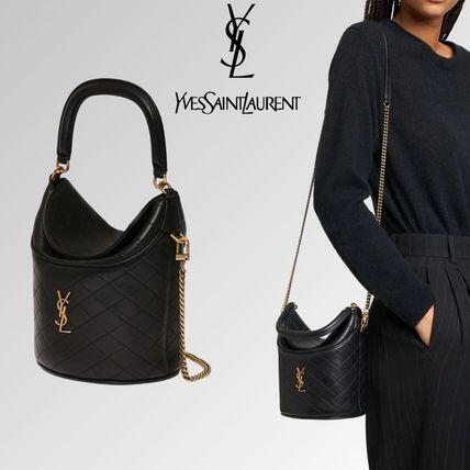 ギャビー バケットバッグ（ラムスキン）